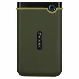 TRANSCEND Külső merevlemez USB 3.0 StoreJet 25M3G, Slim, 1TB, fekete (SATA, gumiborítású, ütésálló)