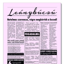 Leánybúcsú - Tréfás Szülinapi újság