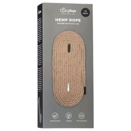 EasyToys Hemp Rope - kender bondage kötél (10 m, testszínű)