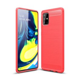 FLEXI TPU burkolat Samsung Galaxy A71 piros