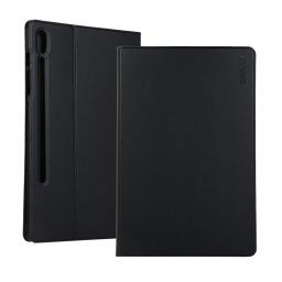 ENKAY LEATHER Flip tok a Samsung-hoz Galaxy Tab S6 (T860 / T865) fekete