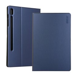 ENKAY LEATHER Flip tok a Samsung-hoz Galaxy Tab S6 (T860 / T865) sötétkék