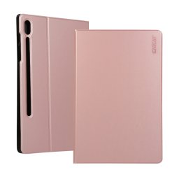 ENKAY LEATHER Flip tok a Samsung-hoz Galaxy Tab S6 (T860 / T865) rózsaszín