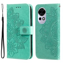 ART MANDALA Tárcatáska Huawei Nova 13-hoz zöld