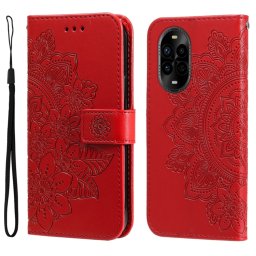 ART MANDALA Pénztárca tok a Huawei Nova 13 Pro-hoz piros