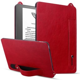 BACKY Védőtok tartóval Amazon Kindle Scribe 2024 piros