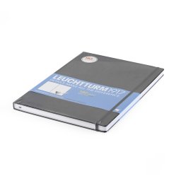 Sketchbook A4, rajzfüzet Leuchtturm fekete
