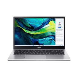 ACER Aspire laptop, 15.6 FHD, AMD Ryzen 5 5625U, 16GB, 512GB SSD, DOS, ezüst PN: NX.J7XEU.001