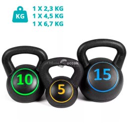 Kettlebell szett, 3 db-os