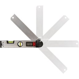 EXTOL PREMIUM vízmérték, digitális szögmérővel, 305mm, 2 libella, ?0,5mm/1m, illetve 0-225°, ?0,3°, LCD kijelző