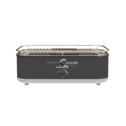 Barbecook BC-ELE-1003 E-Carlo elektromos asztali grill, szürke, 42,5x33x16,5cm