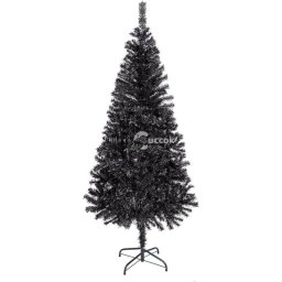 Fekete műfenyő, 120cm 230ág
