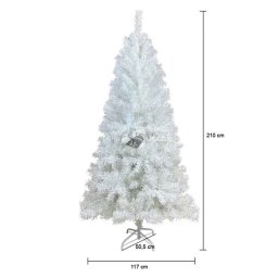 Fehér műfenyő 210 cm-es