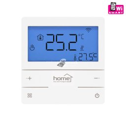 Home FHT76WIFI okos termosztát elektromos fűtőszőnyeghez, LCD kijelző, heti programozás, padlószenzor