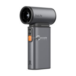 JisuLife FA55 Gray kézi ventilátor, 9000mAh akkumulátor, LED kijelző, negatív ion légtisztítás, szürke