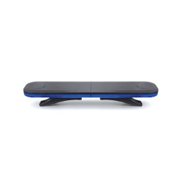 LED KÉK villogó FÉNYHÍD 880mm SLIM csavarozható 12/24V +TÁVVEZÉRLŐ