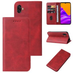 FLIP Flip borító a Samsung Galaxy Xcover 6 Pro készülékhez piros