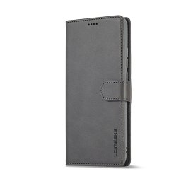IMEEKE Wallet tok Xiaomi Redmi Note 12 szürke