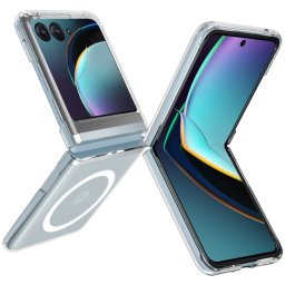 TRANSPARENT MAGSAFE Borító Motorola Razr 50 átlátszó