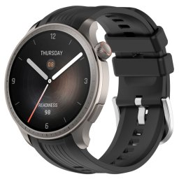 SILICONE Cserélhető szíj Amazfit Balance fekete színhez