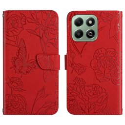 ART BLOSSOM Pénztárcahuzat Honor 200 Smarthoz 5G piros