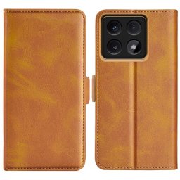 OLDAL pénztárca tok Xiaomi 14T Pro világosbarna színben