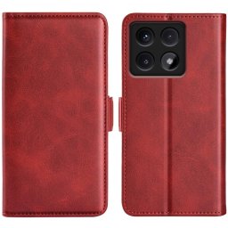 OLDALSÓ pénztárca tok Xiaomi-hoz 14T piros