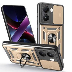 RING KAMERA Borító tartóval Xiaomi Poco X7 Pro aranyhoz