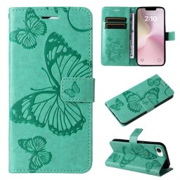 ART BUTTERFLY Tárcatáska Apple iPhone 16e zöld