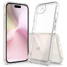 SHOCK Extra tartós burkolat Apple iPhone 16e átlátszó