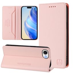 RINA Csuklós tok Apple-hoz iPhone 16e rózsaszín