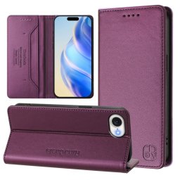 RINA Csuklós tok Apple-hoz iPhone 16e sötétlila