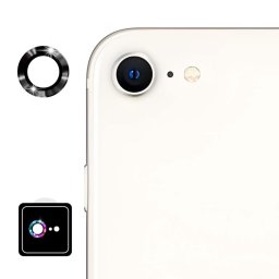 ENKAY ALU Fényképezőgép üveg Apple iPhone 16e BLACK