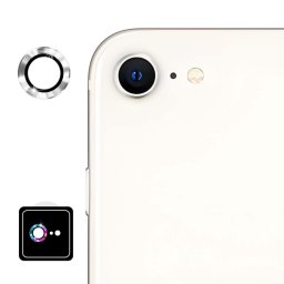 ENKAY ALU Fényképezőgép üveg Apple iPhone 16e SILVER