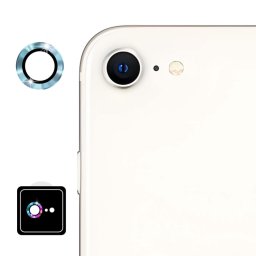 ENKAY ALU Fényképezőgép üveg Apple iPhone 16e BLUE