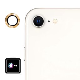 ENKAY ALU Fényképezőgép üveg Apple iPhone 16e GOLDEN