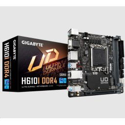 GIGABYTE MB Sc LGA1700 H610I DDR4, Intel H610, 2xDDR4, 2xDP, 1xHDMI, 1xVGA, mini-ITX, mini-ITX