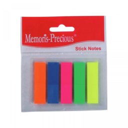Jelölőcímke 15x50mm, 5x100lap, papír, MF940537 vegyes színek