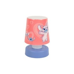 LED gyerek éjjeli lámpa LILO & STITCH 11 cm rózsaszín
