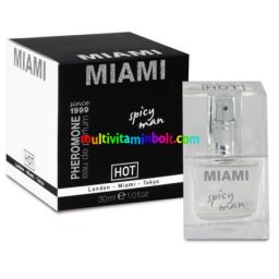 MIAMI SPICY Man Pheromon Parfum 30 ml, Feromon Parfüm a tüzes Férfinak - HOT