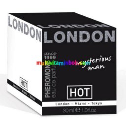 LONDON Mysterious Man Pheromon Parfum 30 ml, Feromon Parfüm Férfiaknak - HOT