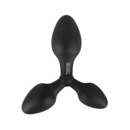 Black Velvets - tripla butt plug (fekete)