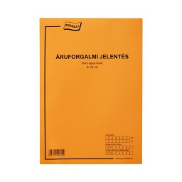 Áruforgalmi jelentés 50x3lapos A4,