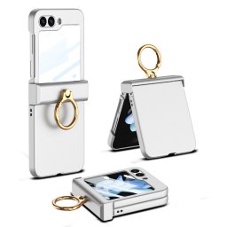 GKK LARA Samsung Galaxy Z Flip 5 5G ezüst védőburkolat