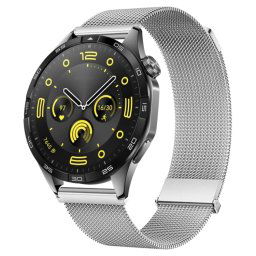 MILANESE Fém szíj Huawei Watch GT 4 46mm ezüst