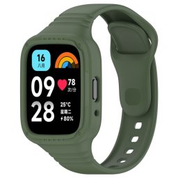 GLACIER Védőtok pánttal Xiaomi Redmi Watch 3-hoz Aktív sötétzöld