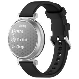 SILICONE Cserélhető szíj Garmin Lily 2 Aktív fekete