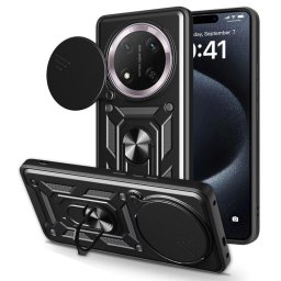 RING KAMERA Borító tartóval a Honor Magic7-hez Lite 5G fekete
