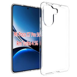 TPU Védőburkolat Xiaomi Poco X7-hez Pro átlátszó