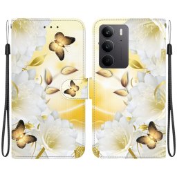 ART Tárcatakaró a Realme C75 GOLD BUTTERFLY